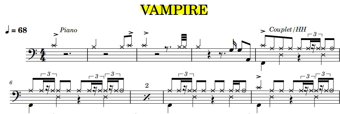 Capture Vampire (Drum Cover - Domino Santantonio)