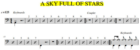 A SKY FULL OF STARS - Coldplay