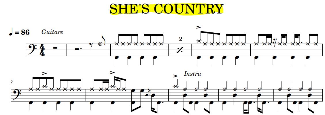 Capture She's country