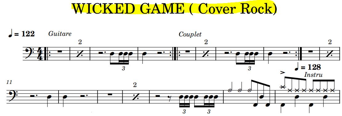 Capture Wicked game (cover Rock)